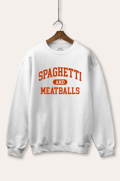 Spaghetti & Meatballs Graphic Fleece Sweatshirt