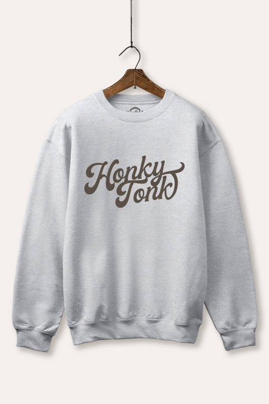 honky tonk graphic fleece sweatshirt