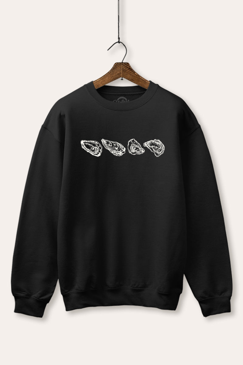 Oyster Coastal Graphic Fleece Sweatshirt