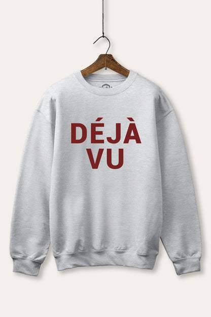 Deja vu Graphic Fleece Sweatshirt