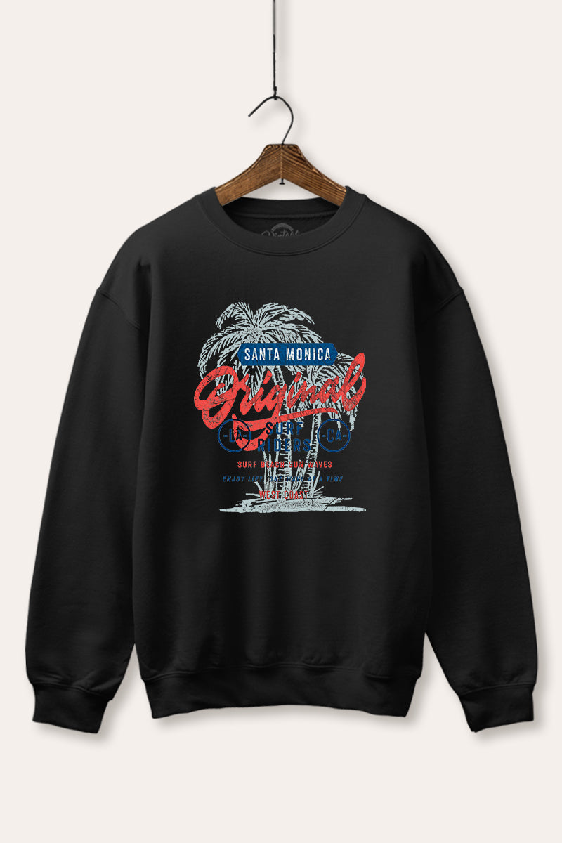 Santa Monica Surf Riders Graphic Fleece Sweatshirt