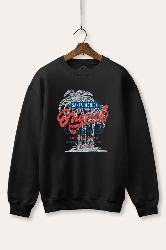 Santa Monica Surf Riders Graphic Fleece Sweatshirt