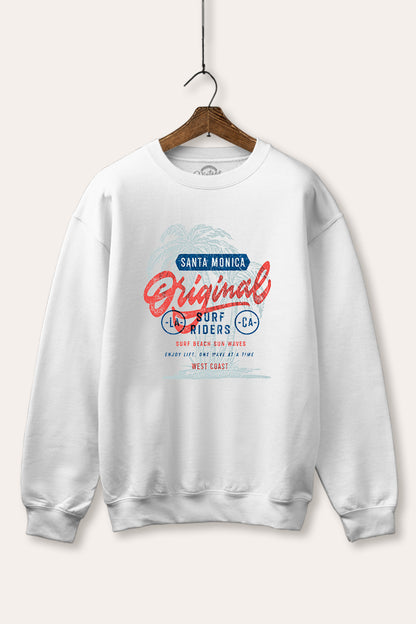 Santa Monica Surf Riders Graphic Fleece Sweatshirt