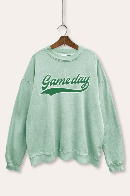 Game Day Varsity Sports Graphic Mineral Wash Sweatshirt