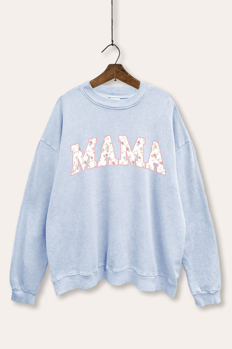 Mama Flower Western Graphic Sweatshirt
