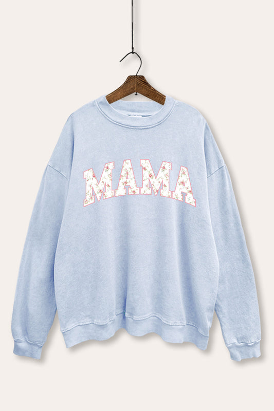 Mama Flower Western Graphic Sweatshirt