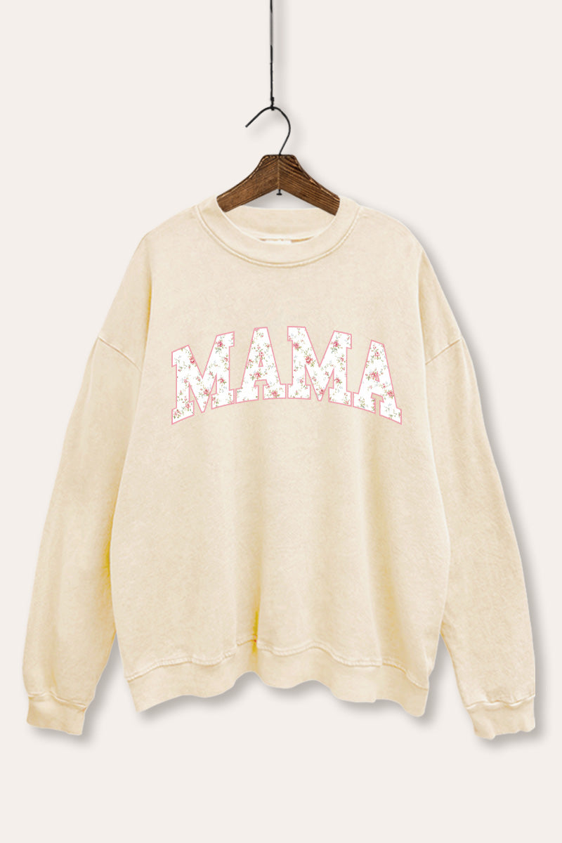 Mama Flower Western Graphic Sweatshirt