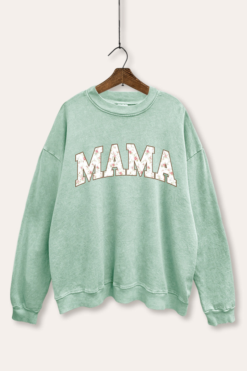 Mama Flower Western Graphic Sweatshirt
