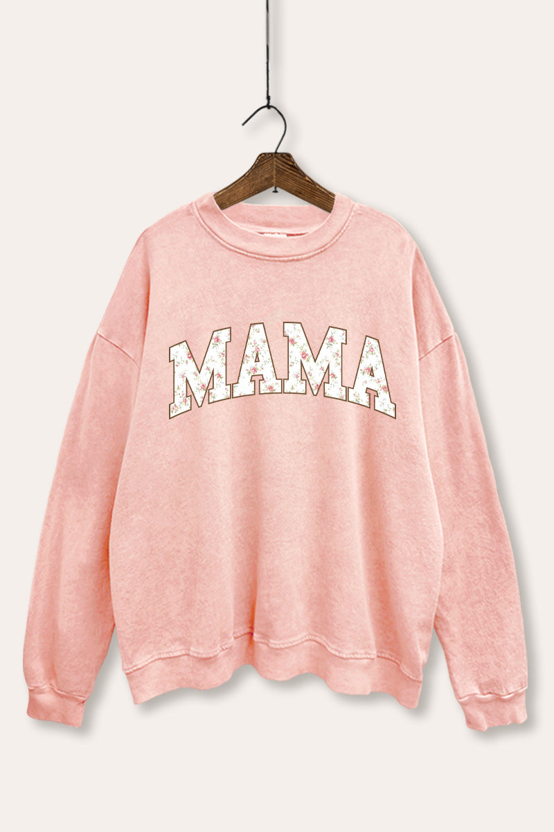 Mama Flower Western Graphic Sweatshirt