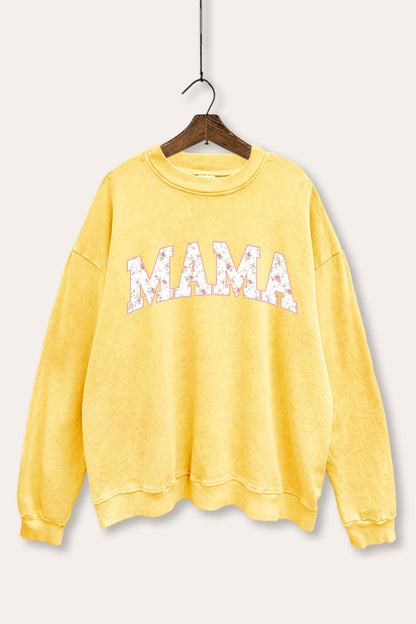 Mama Flower Western Graphic Sweatshirt