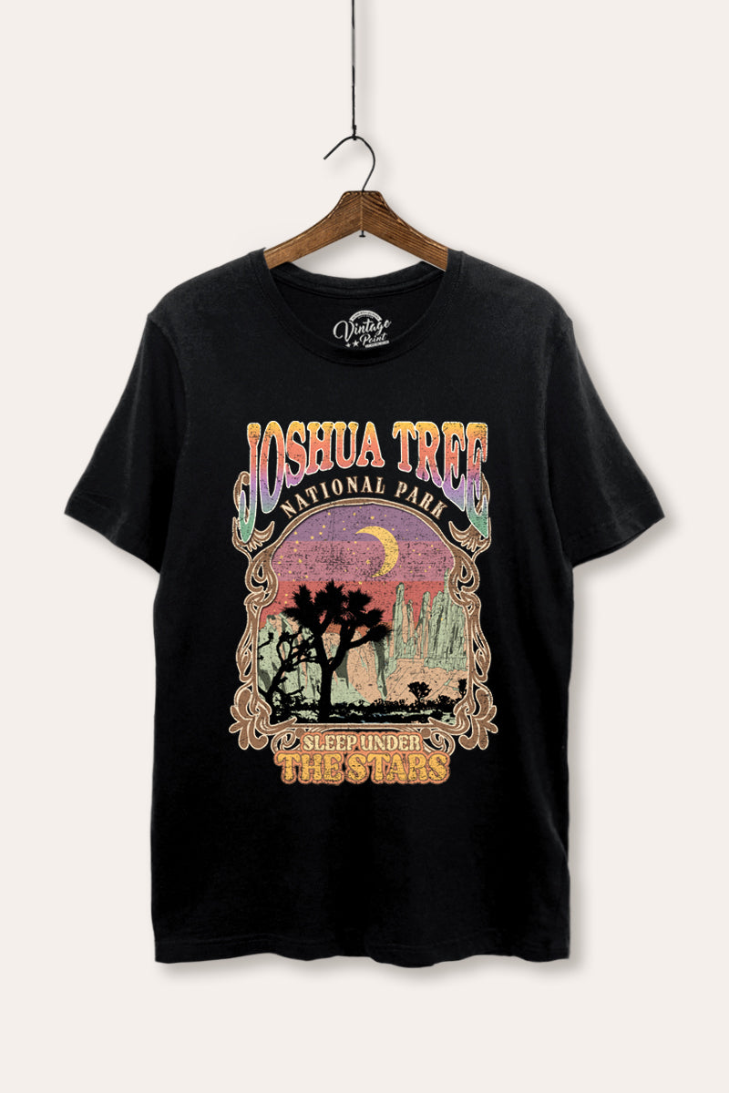 joshua tree theme women's basic graphic tee