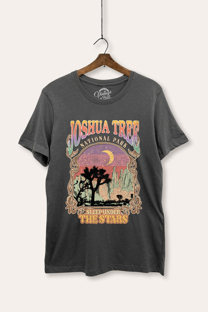 Joshua Tree Desert Stars Graphic Women's Basic Casual Tee