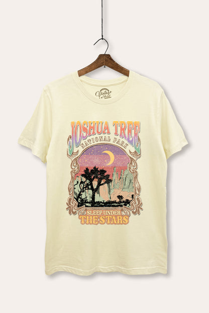 Joshua Tree Desert Stars Graphic Women's Basic Casual Tee