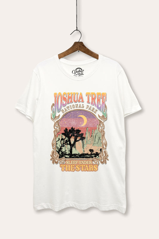 joshua tree theme women's basic graphic tee