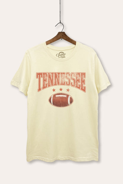 Tennessee Football Sports Graphic Women's Basic Casual Tee