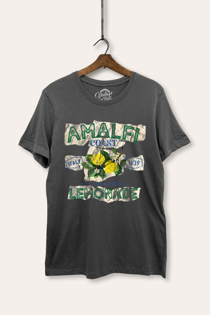 Amalfi Coast Lemon Fruit Graphic Women's Basic Casual Tee