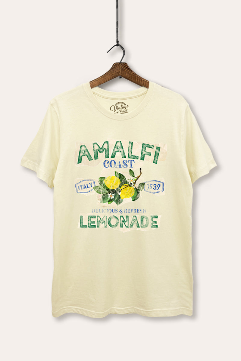 amalfi coast lemonade women's basic graphic t-shirt