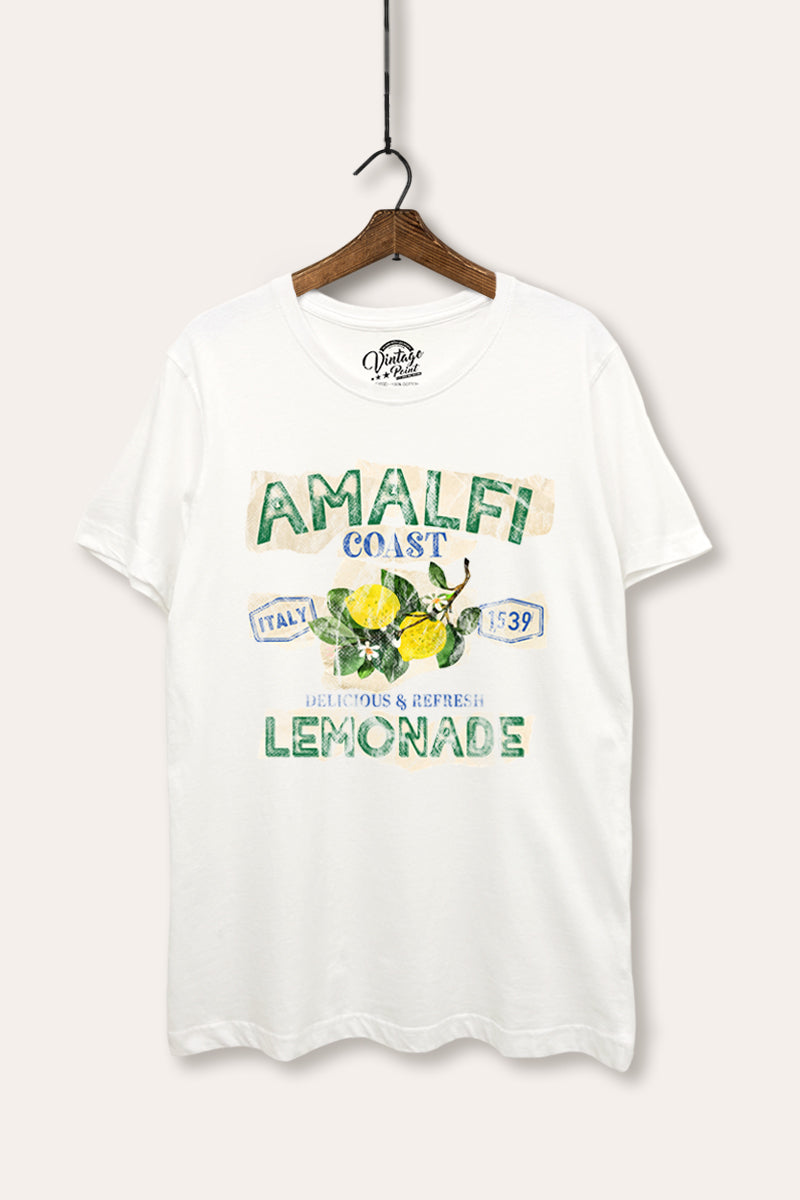 amalfi coast lemonade women's basic graphic t-shirt