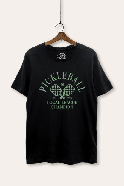 Pickleball Champion Graphic Women's Basic Casual Tee