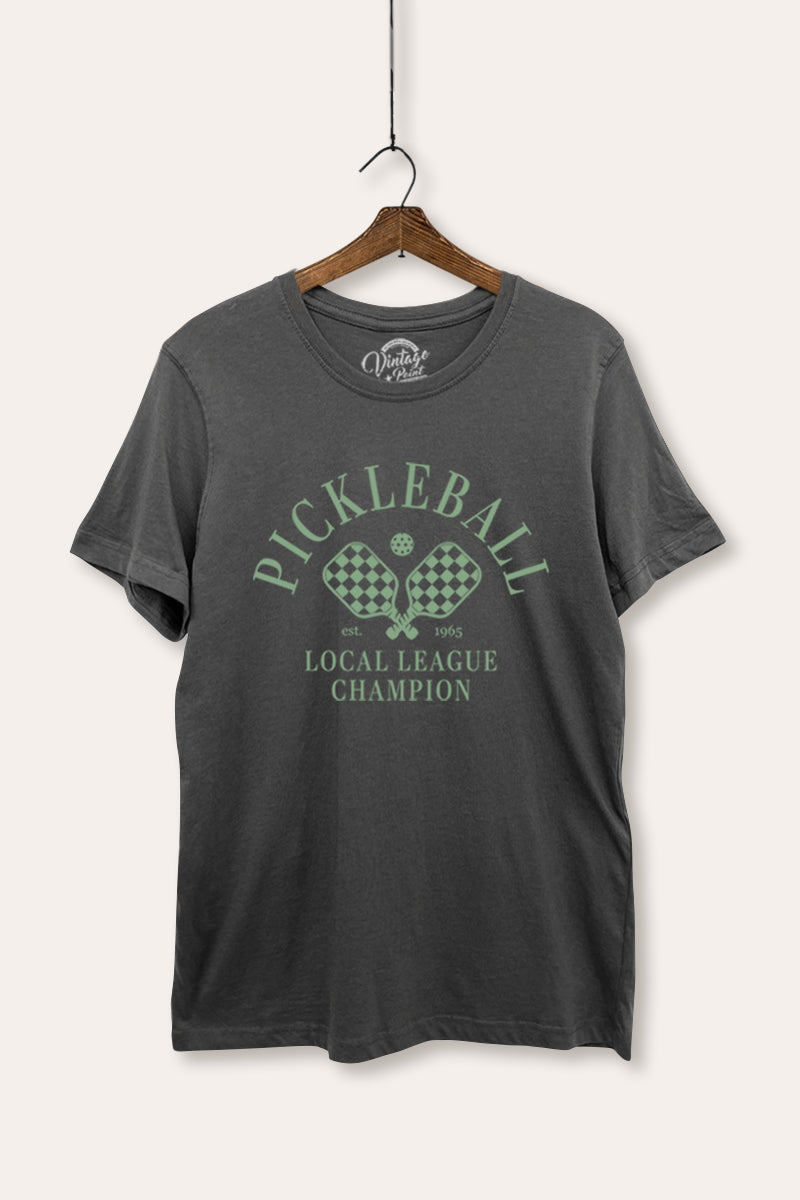 "pickleball champion" women's basic graphic t-shirt