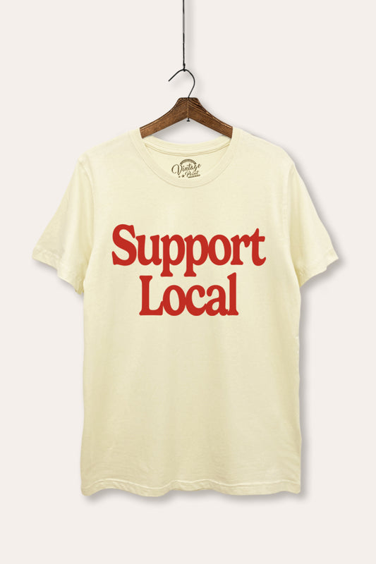 Support Local Graphic Women's Basic Casual Tee
