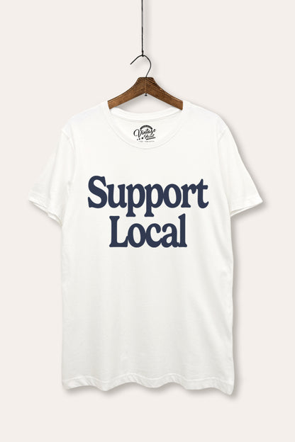 Support Local Graphic Women's Basic Casual Tee