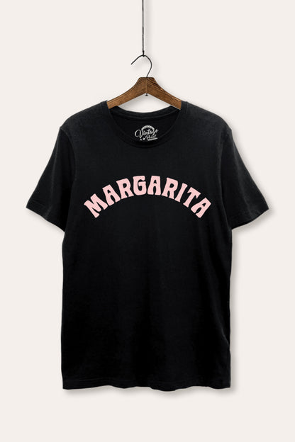 Margarita Arched Typography Women's Basic Casual Tee