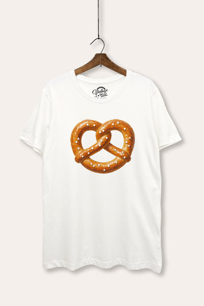 Baked Pretzel Graphic Women's Basic Casual Tee