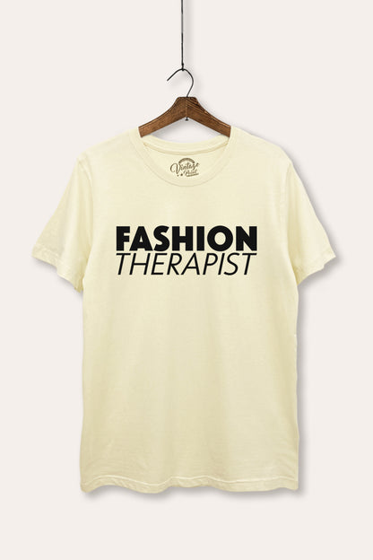 Fashion Therapist Graphic Women's Basic Casual Tee