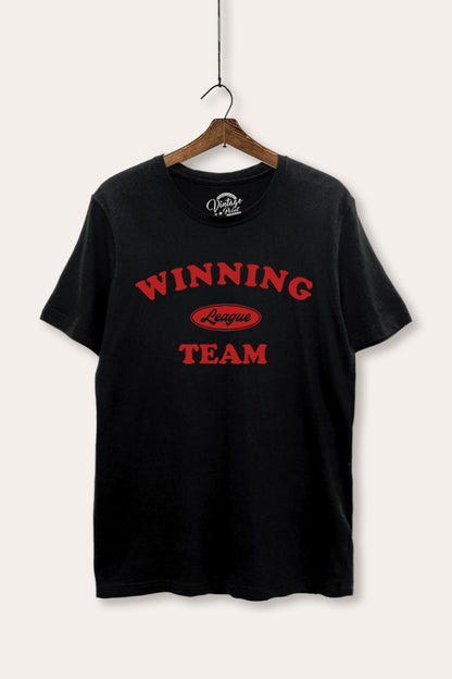 Winning Team League Sports Graphic Women's Basic Casual Tee