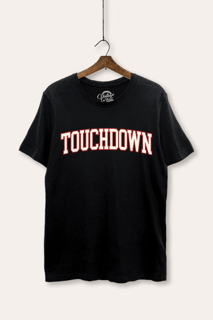 Touchdown Collegiate Sports Graphic Women's Basic Casual Tee