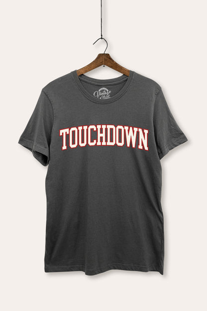 Touchdown Collegiate Sports Graphic Women's Basic Casual Tee
