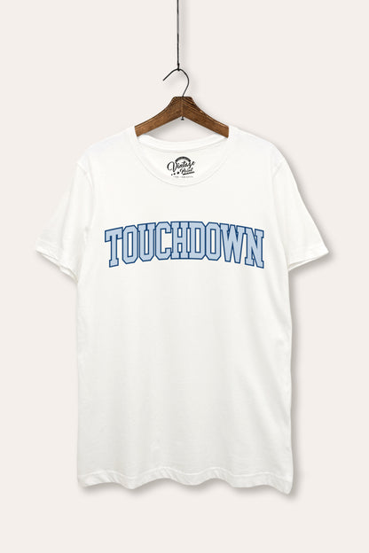 Touchdown Collegiate Sports Graphic Women's Basic Casual Tee