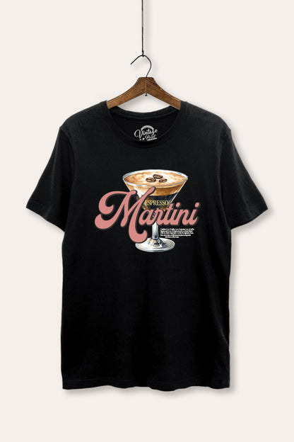 Espresso Martini Graphic Women's Basic Casual Tee