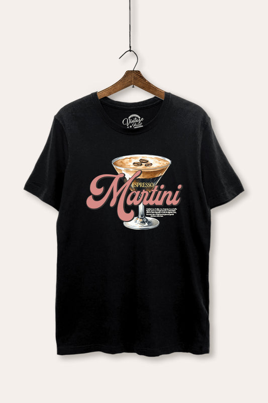 Espresso Martini Graphic Women's Basic Casual Tee