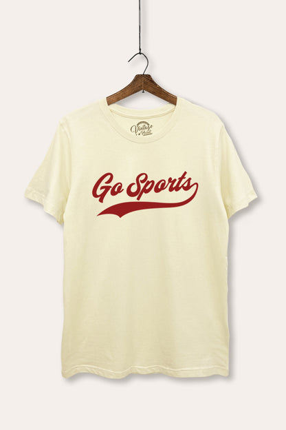 Go Sports Varsity Graphic Women's Basic Casual Tee
