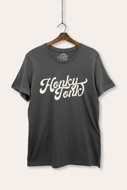 honky tonk graphic women's basic tee