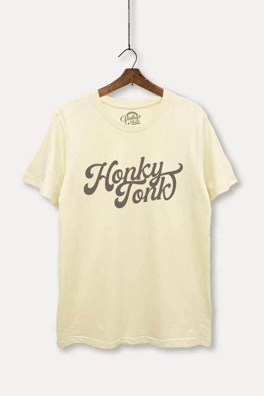 Honky Tonk Graphic Women's Basic Casual Tee