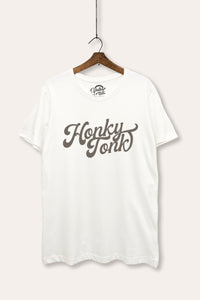 honky tonk graphic women's basic tee