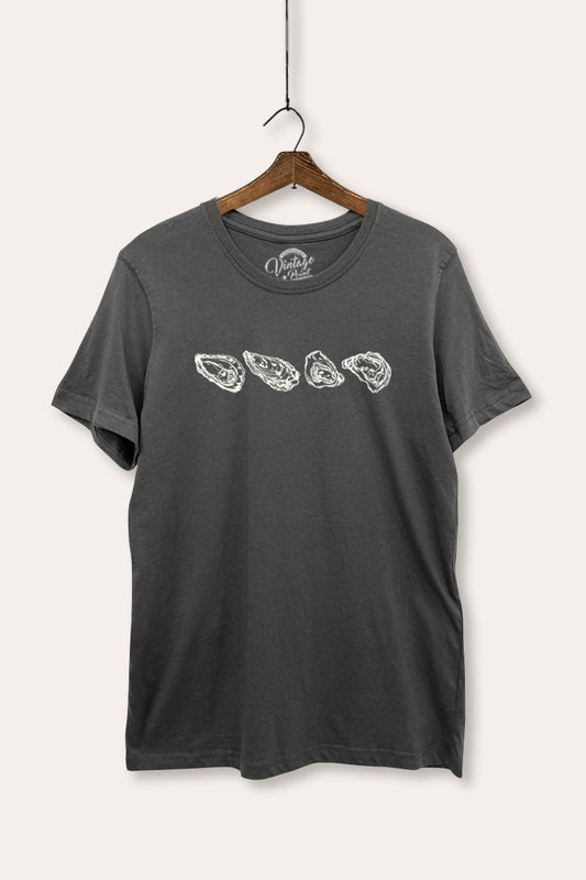 Oyster Coastal Graphic Women's Basic Casual Tee