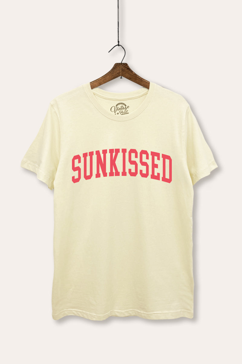Sunkissed Summer Graphic Women's Basic Casual Tee