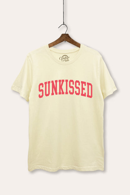 Sunkissed Summer Graphic Women's Basic Casual Tee