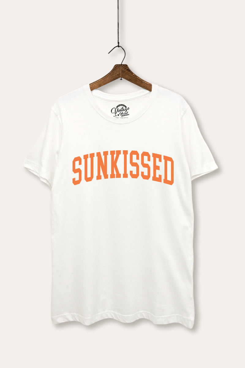 Sunkissed Summer Graphic Women's Basic Casual Tee