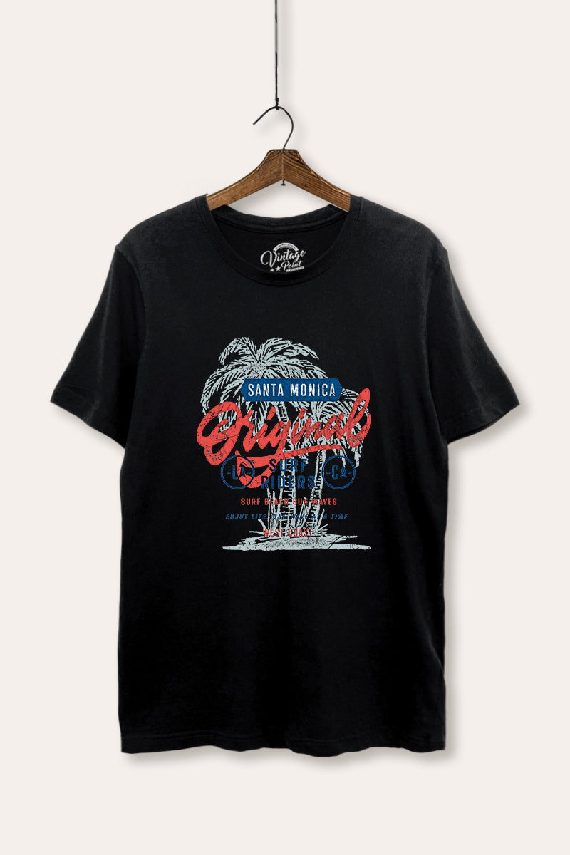 Santa Monica Surf Riders Graphic Women's Basic Casual Tee