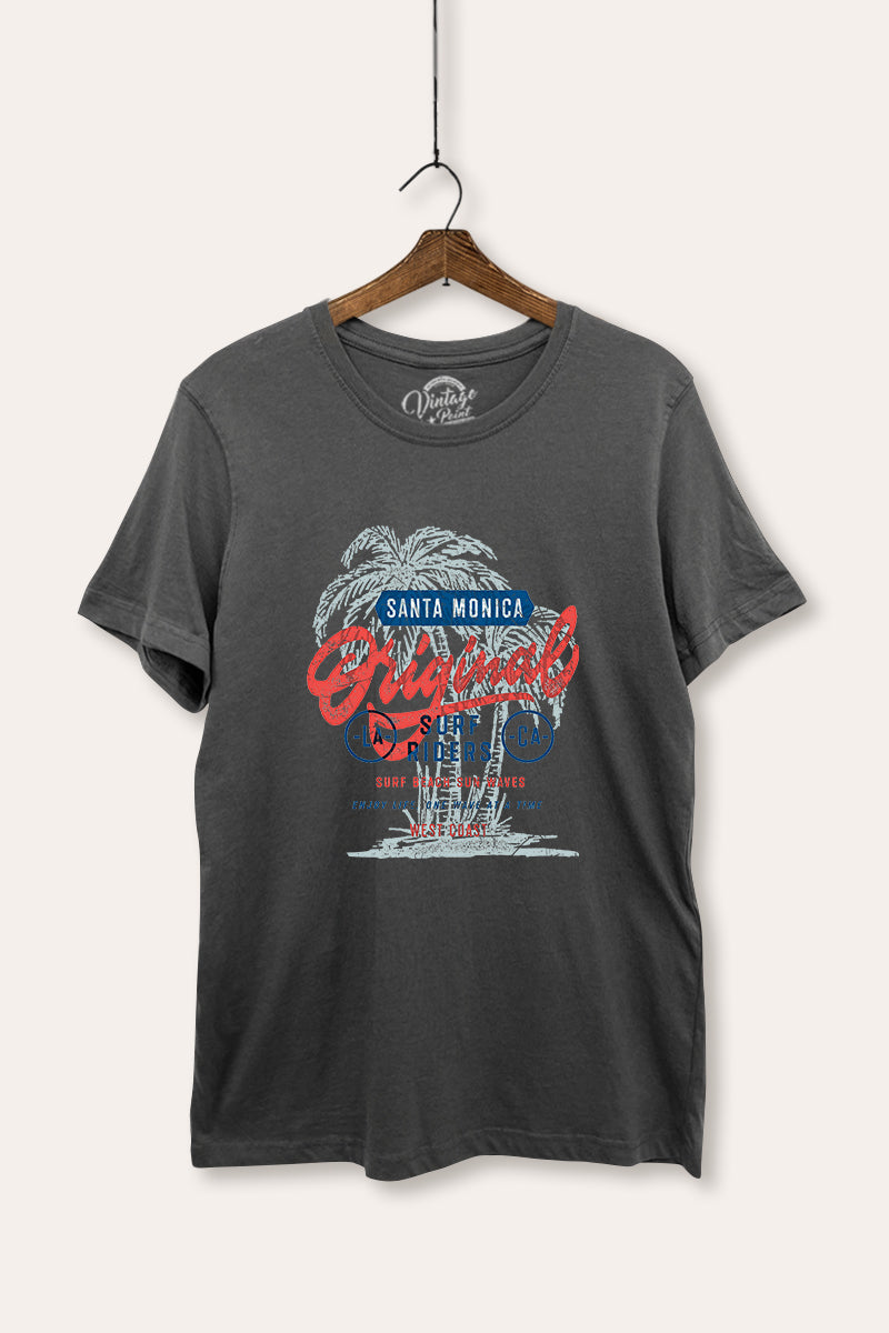 Santa Monica Surf Riders Graphic Women's Basic Casual Tee