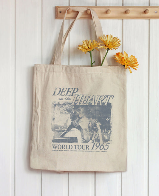World Tour Music Concert Graphic Canvas Tote Bag