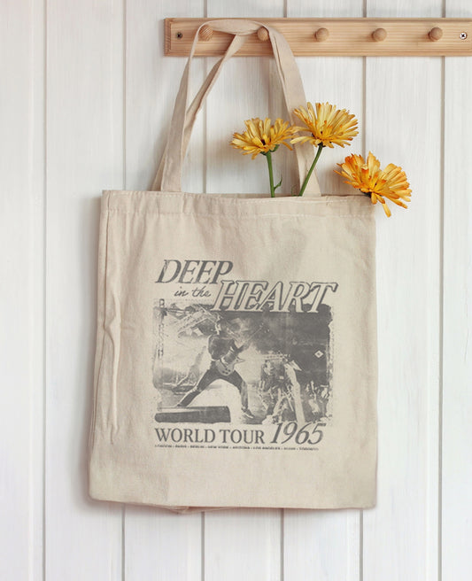 World Tour Music Concert Graphic Canvas Tote Bag