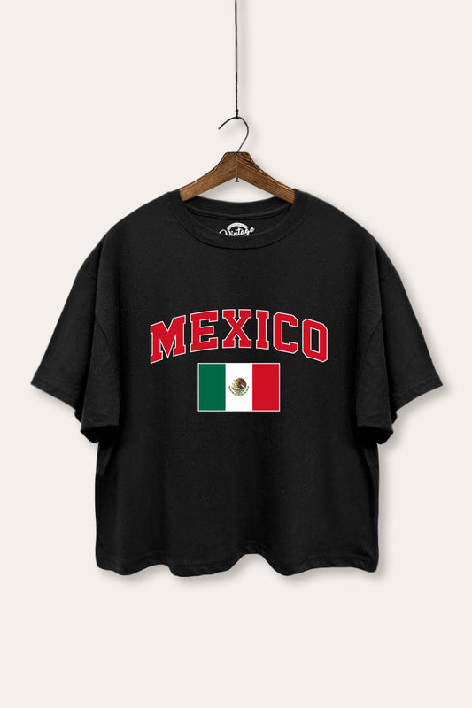 Mexico Graphic Boxy Crop Top