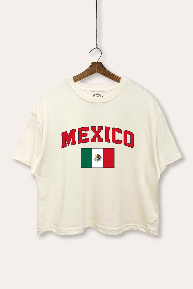 Mexico Graphic Boxy Crop Top