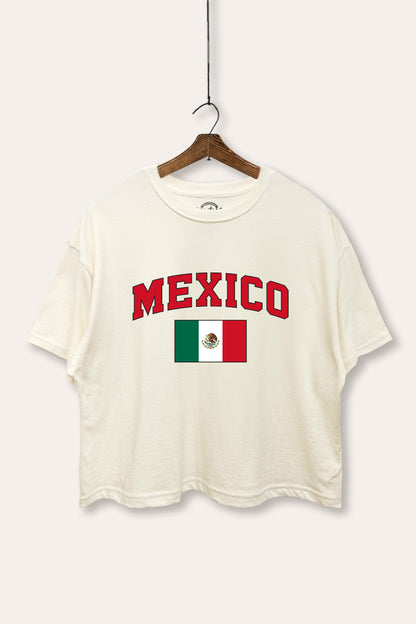 Mexico Graphic Boxy Crop Top